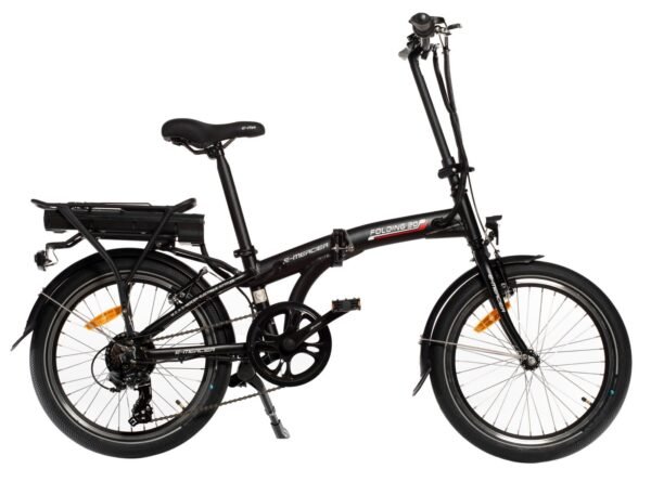 Vélo pliant à Assistance Electrique 20 pouces MERCIER 6 vitesses aluminium noir mixte