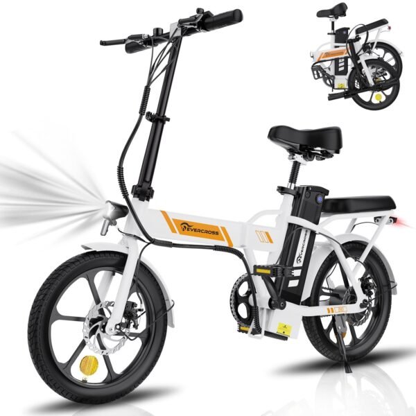 EVERCROSS TECH Vélo électrique EK5- Batterie amovible Moteur 250W Freins Double Adulte