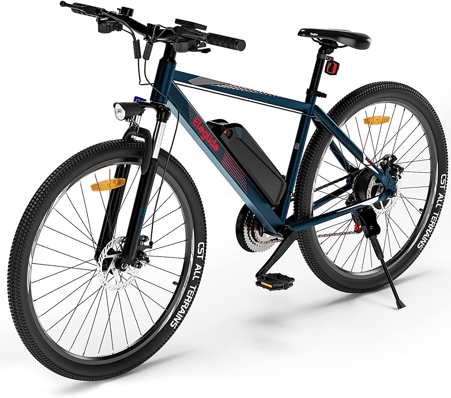 Eleglide M1 Vélo Électrique, Vélo de Montagne électrique 27.5", 250W VTT Électrique Batterie 7,5Ah Amovible, écran LED, Shimano Dérailleurs 21 Vitesses, e-Bike Urbain pour Adulte