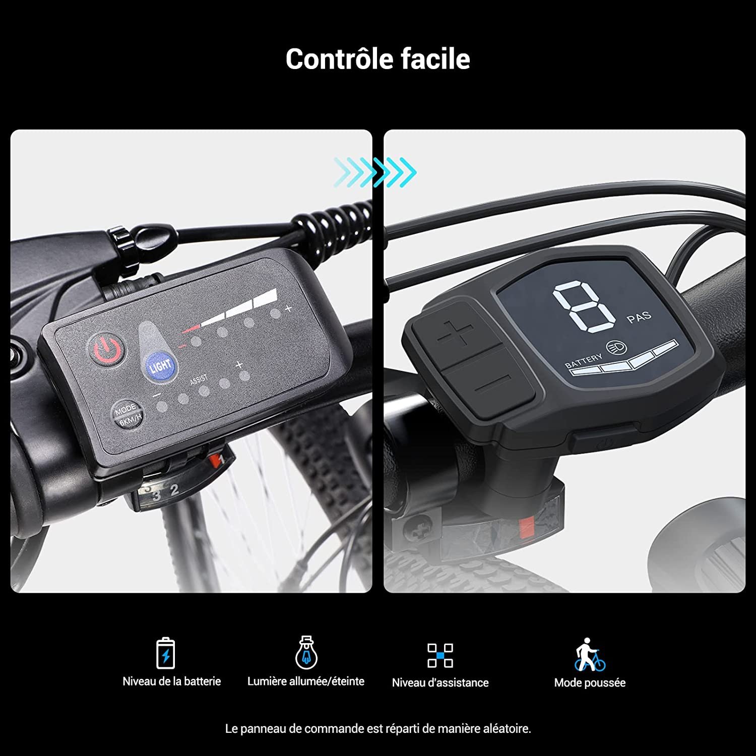 Eleglide M1 Vélo Électrique, Vélo de Montagne électrique 27.5", 250W VTT Électrique Batterie 7,5Ah Amovible, écran LED, Shimano Dérailleurs 21 Vitesses, e-Bike Urbain pour Adulte – Image 3