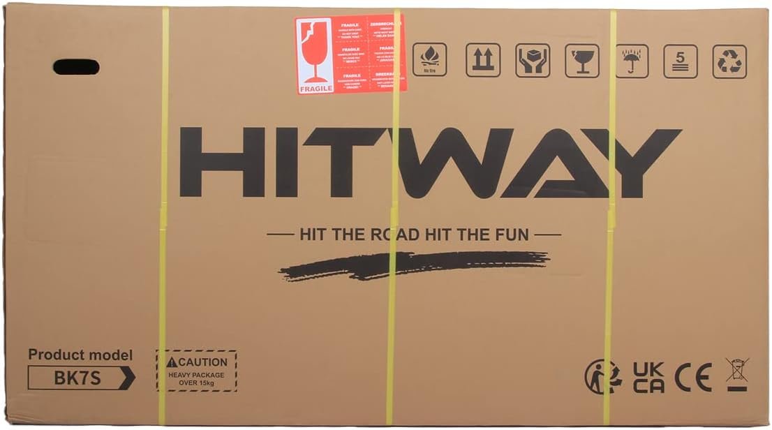 HITWAY Vélo électrique de Montagne 26", vélo électrique Puissant 36V 12Ah 250W,Shimano 7 Vitesses, vélos à Assistance électrique pour Adultes – Image 5