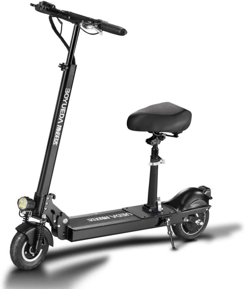 MYYINGELE Portable Paramètres intelligents de Vitesse de l'écran Intelligent Pliable réglable réglable léger Noir Adulte de Scooter 3 Adulte, Black