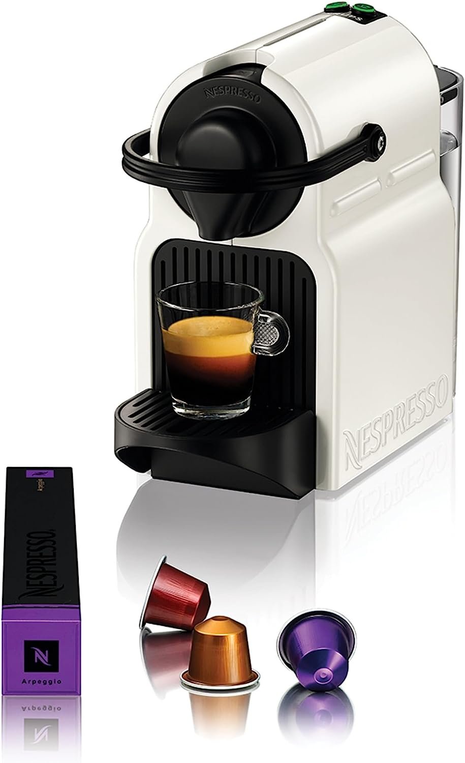 Machine à Café Nespresso Krups Inissia Blanche Cafetière Espresso XN100110