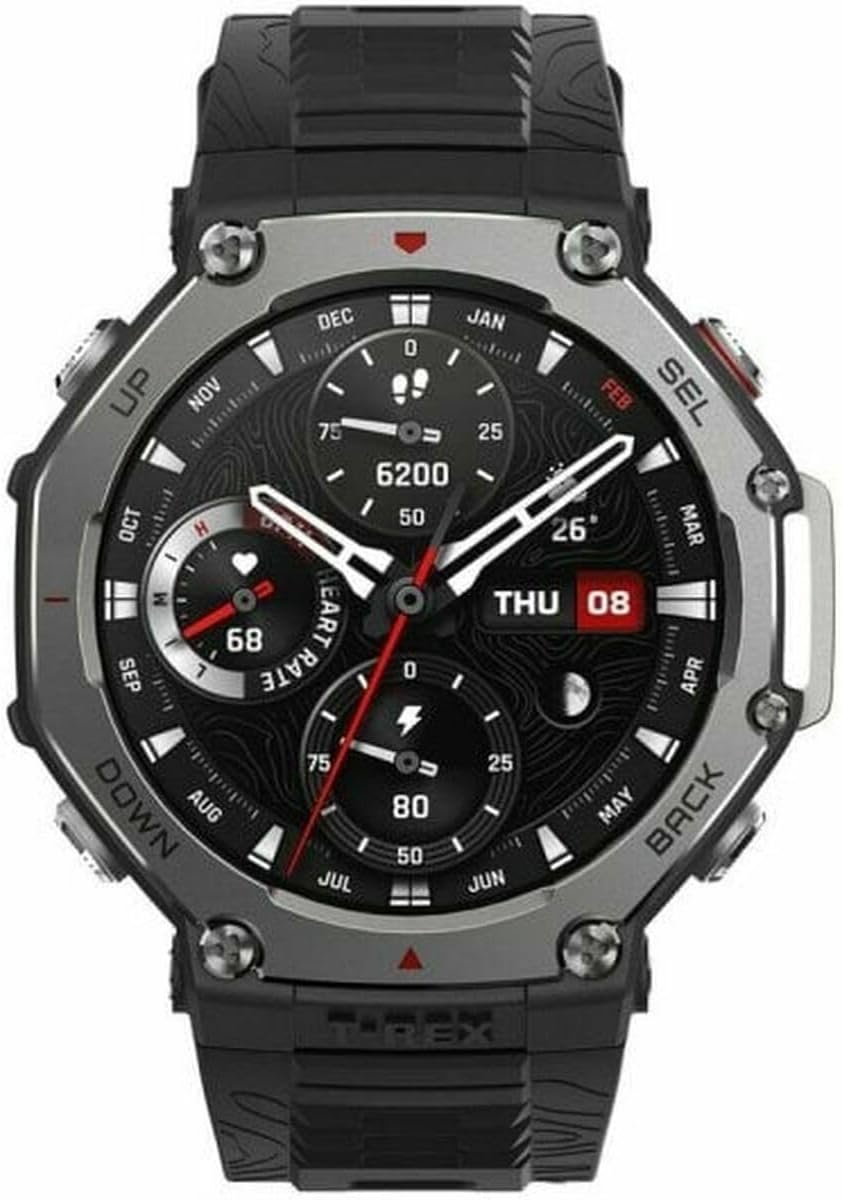 Amazfit T-Rex 3 Outdoor Smartwatch 48mm Écran AMOLED, Cartes et Navigation Hors Ligne, GPS Double Bande à 6 Systèmes Satellites, Autonomie de 27 Jours, Paiement NFC, 170 Modes Sportifs pour Aventure – Image 6