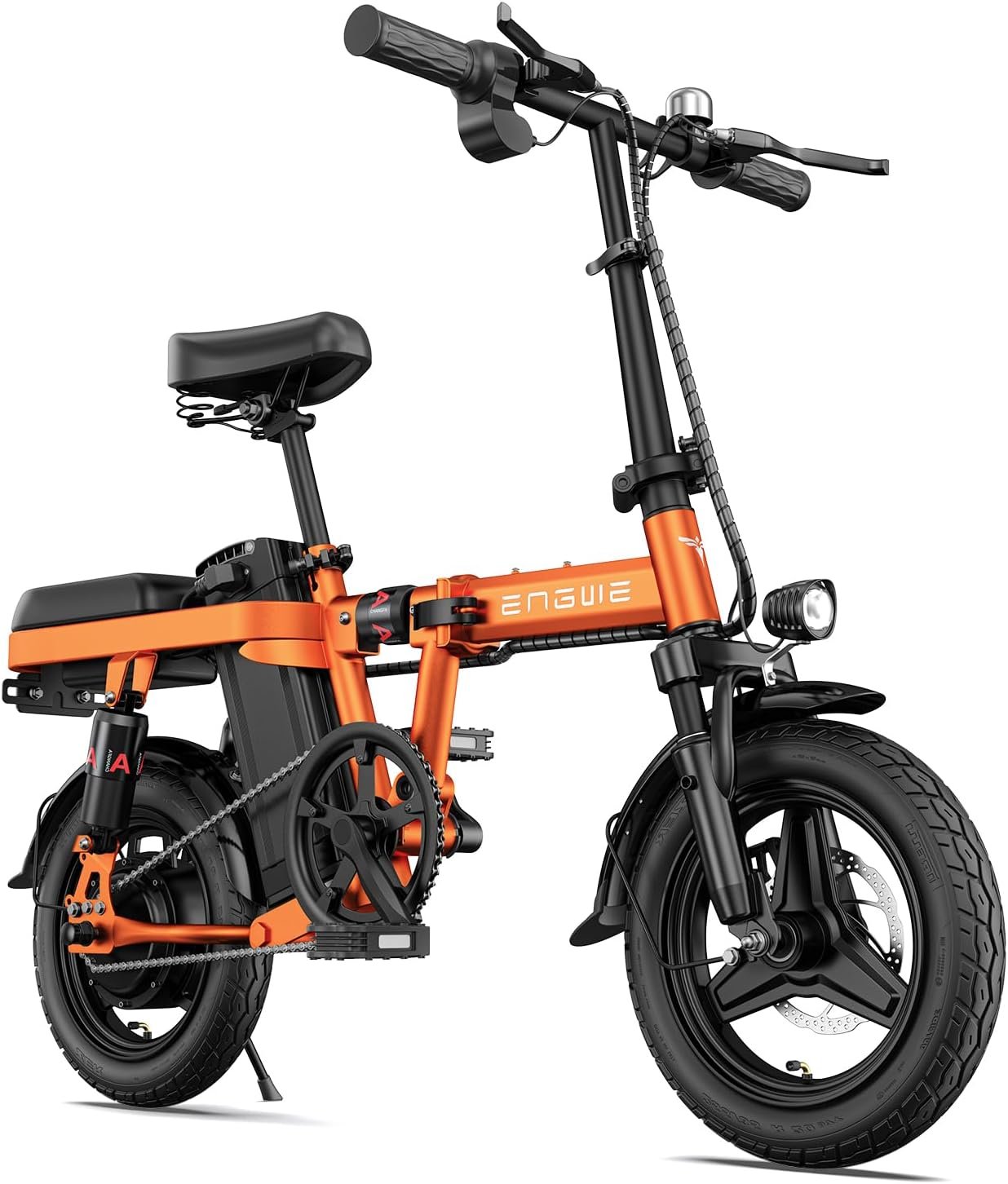 ENGWE Vélo Électrique avec Batterie Amovible 48V 10Ah, Vélos Électriques 14 Pouces, Velo Electrique Pliable 25km/h, Jusqu'à 50km T14