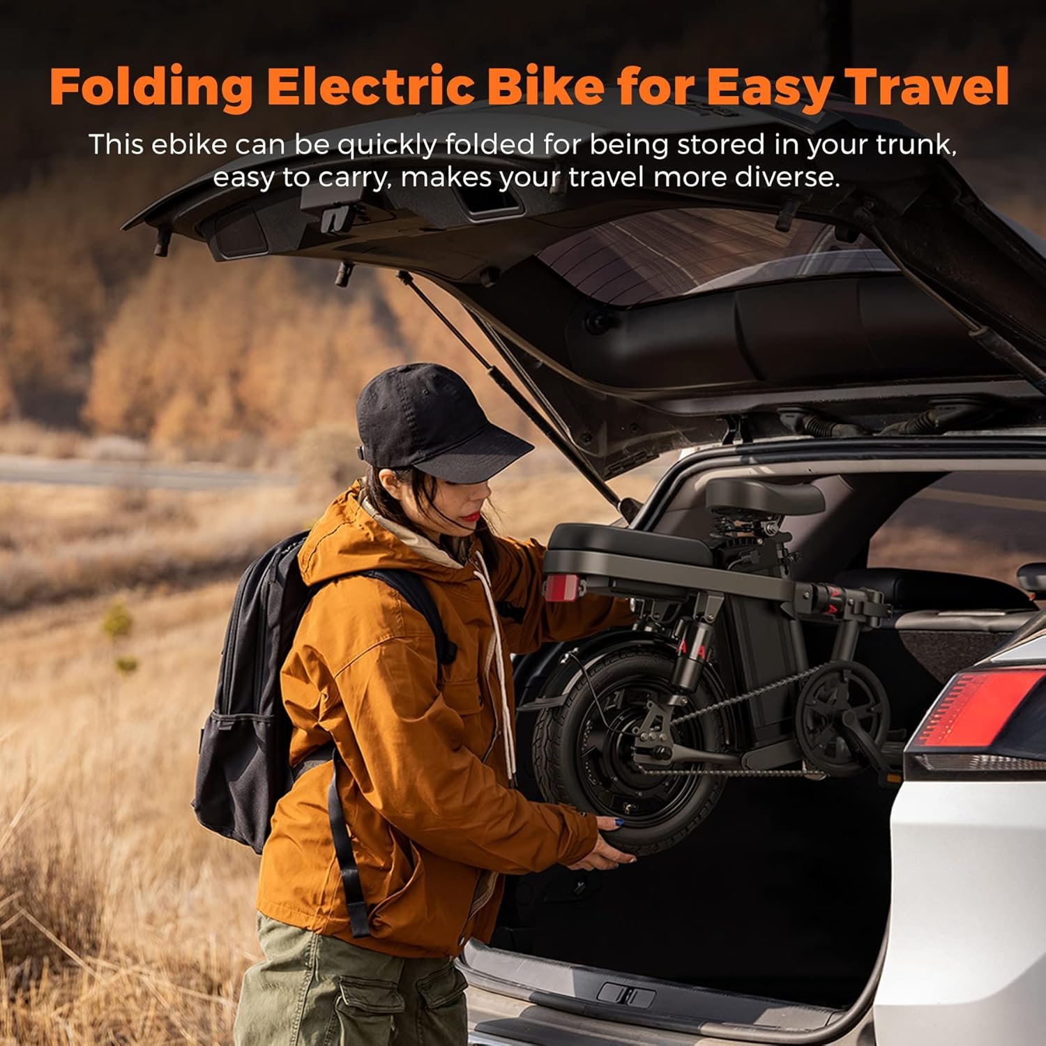 ENGWE Vélo Électrique avec Batterie Amovible 48V 10Ah, Vélos Électriques 14 Pouces, Velo Electrique Pliable 25km/h, Jusqu'à 50km T14 – Image 5