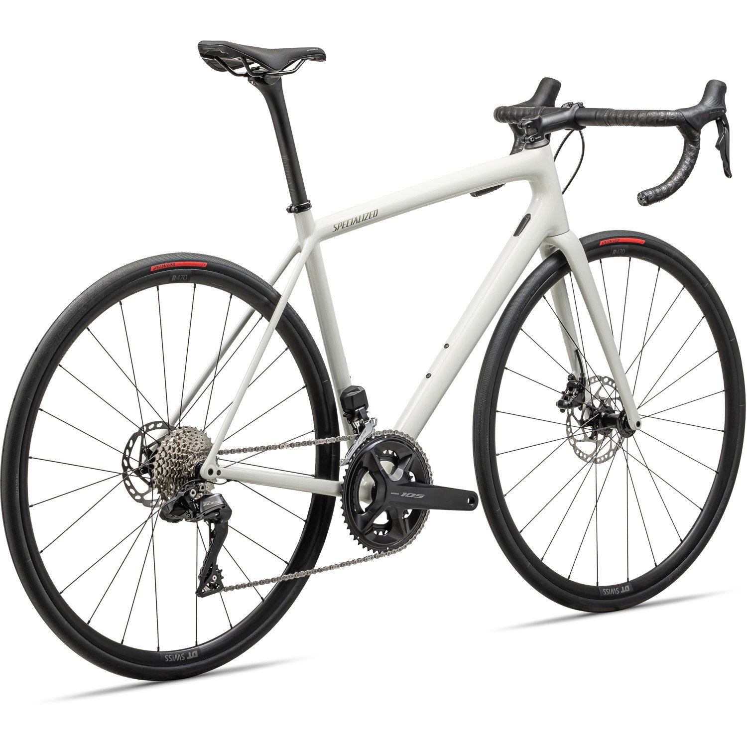 Specialized Vélo Route Carbone - AETHOS COMP - 2025 - gloss dune white / metallic spruce – Image 3
