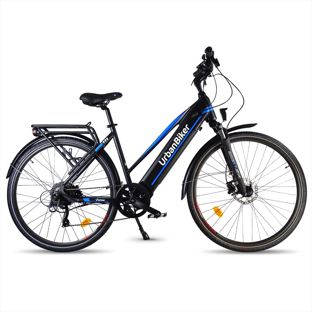 Vélo électrique URBANBIKER VTC modèle VIENA. Moteur de 350 W, Batterie Lithium Samsumg 840 Wh