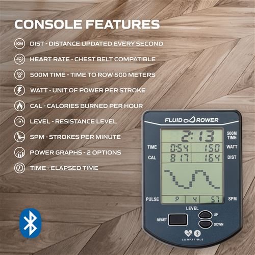 Fluid Rower - Rameur Apollo Pro XL – Image 4