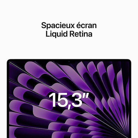 Apple MacBook Air M2 15 pouces (2023) Gris sidéral 8Go/512 Go (MQKQ3FN/A) – Image 2