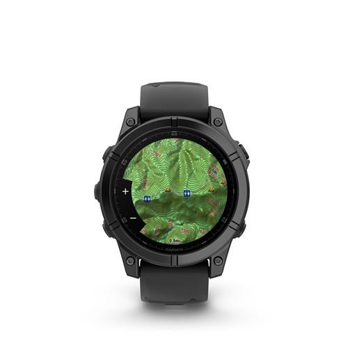 Montre connectée Garmin fenix E 47 mm Gris avec bracelet Noir – Image 6