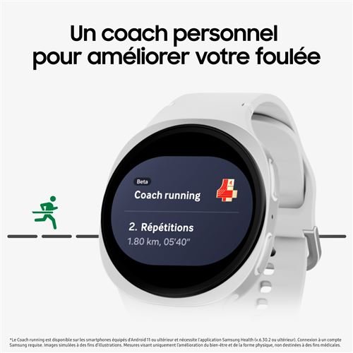 Montre connectée Samsung Galaxy Watch 8 40 mm Bluetooth Graphite – Image 3