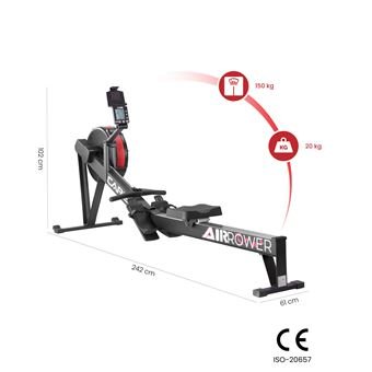 Rameur - CARE - AIR ROWER connecté – Image 2