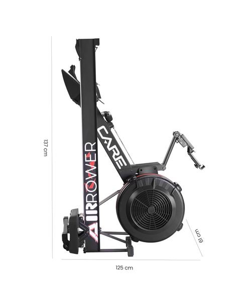 Rameur - CARE - AIR ROWER connecté – Image 4