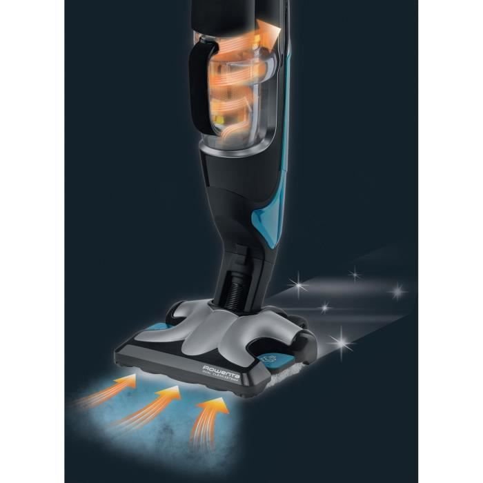 Aspirateur-vapeur-1700 W – Noir et argent ROWENTA RY7585WH Clean and steam Balai – Image 2