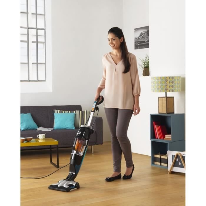 Aspirateur-vapeur-1700 W – Noir et argent ROWENTA RY7585WH Clean and steam Balai – Image 4